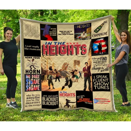 Discover In The Heights Quilt, In The Heights Movies Quilt Blanket Soft and Cozy