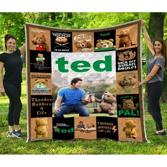 Discover Ted Quilt, Ted Movies Quilt Blanket Soft and Cozy Luxury Gifts Idea