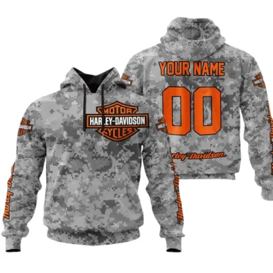 Discover Personalized Harley Racing Davidson 3D Hoodie , Unisex Adults S-5XL