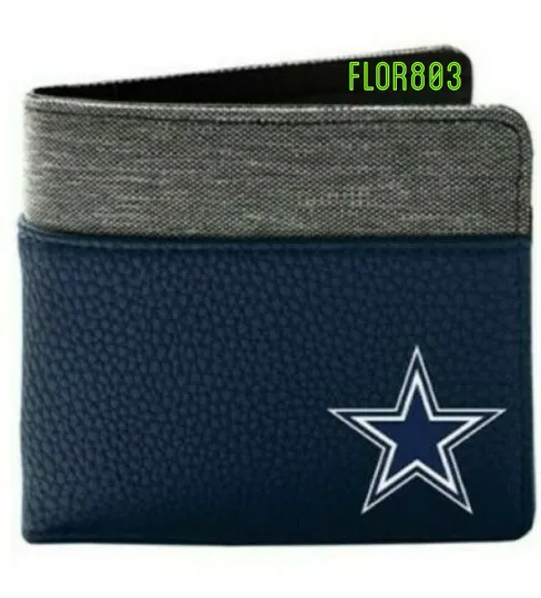 Dallas Cowboys Pebble Leather Bifold Wallet