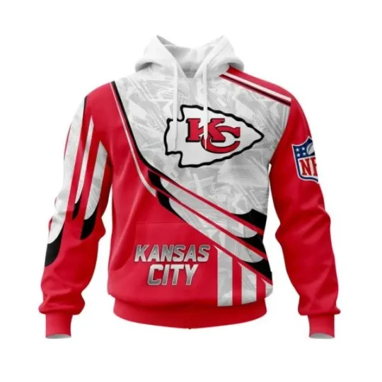 Discover Personalized Kansas City Football Team Chiefss Hoodie Lightweight Adults S-5XL