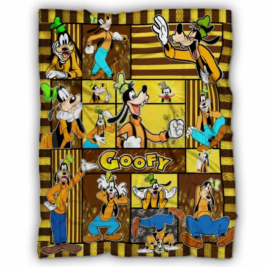 Discover Goofy Blanket, Goofy Cartoon Fleece, Sherpa Blanket