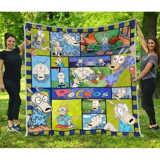 Discover Rocko's Modern Life Quilt, Rocko's Quilt Blanket