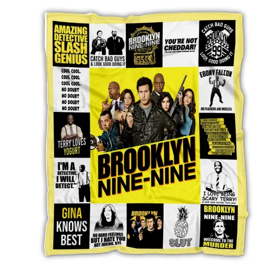 Discover Brooklyn Nine-Nine Blanket, Brooklyn Nine-Nine TV series Fleece, Sherpa Blanket