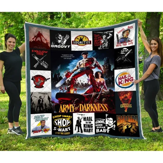 Discover Army of Darkness Quilt, Army of Darkness Movies Quilt Blanket