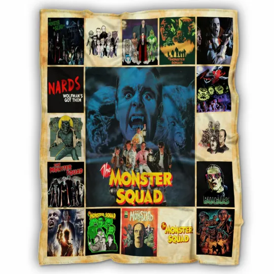 Discover The Monster Squad Blanket, The Monster Squad Movies Fleece, Sherpa Blanket
