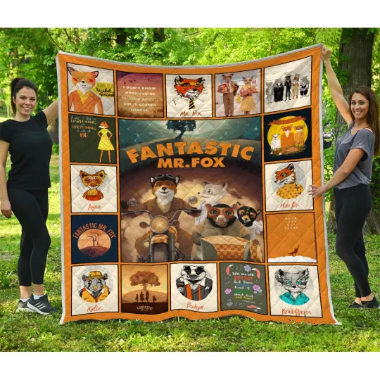 Discover Fantastic Mr Fox Quilt, Fantastic Mr Fox Cartoon Movie Quilt Blanket