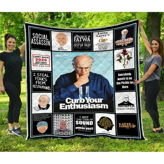 Discover Curb Your Enthusiasm Quilt, Curb Your Enthusiasm TV Series Quilt Blanket