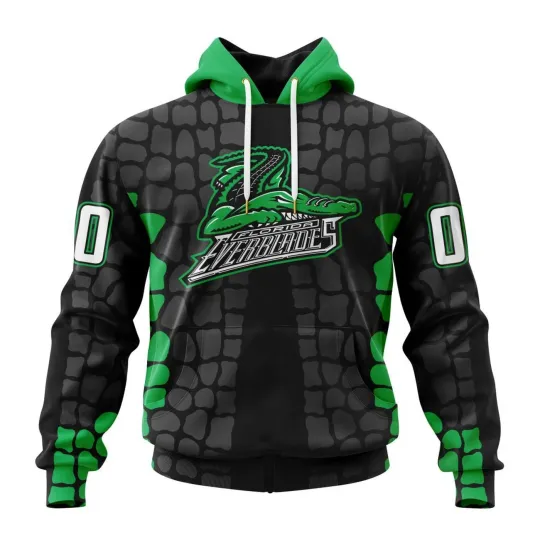 Discover Personalized Florida Everblades Hoodie/Zip Hoodie 2025/26 Blackout Design