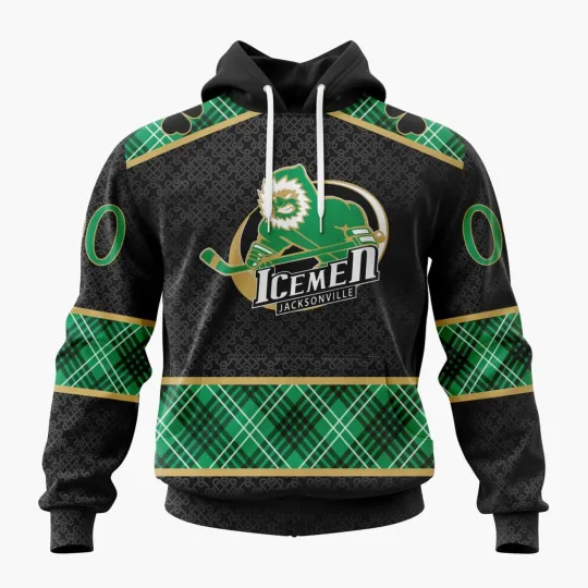 Personalized Jacksonville Icemen Special Hoodie St.Patrick’s Day