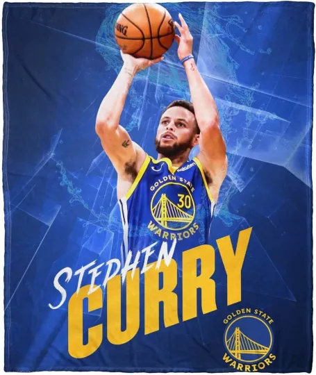 Discover Stephen Curry NBA Golden State Warriors Throw Blanket