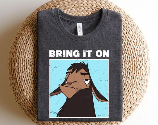 Discover Disney The Emperor's New Groove Kuzco Distressed Portrait T-shirt/Disneyland Trip Family Birthday Gift/Kuzco Distressed Portrait OHP303