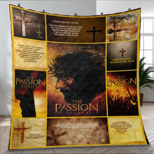 Discover The Passion Of The Christ Quilt, Passion of Jesus Quilt Blanket