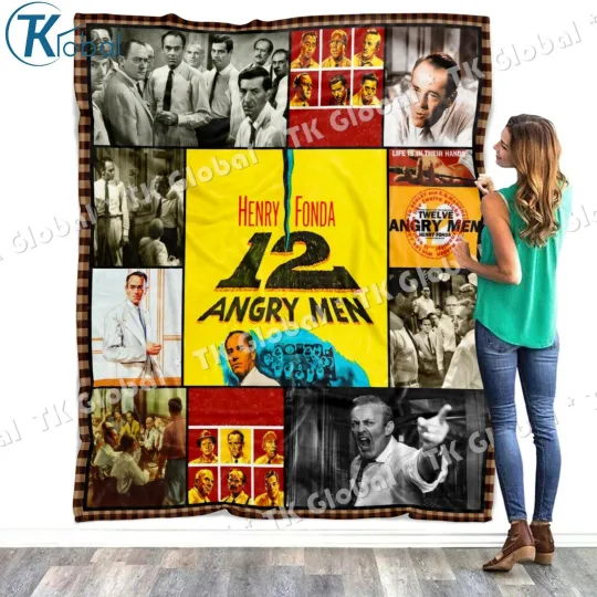 Discover 12 Angry Men 1957 Movie Fleece, Sherpa Blanket, 12 Angry Men Blanket
