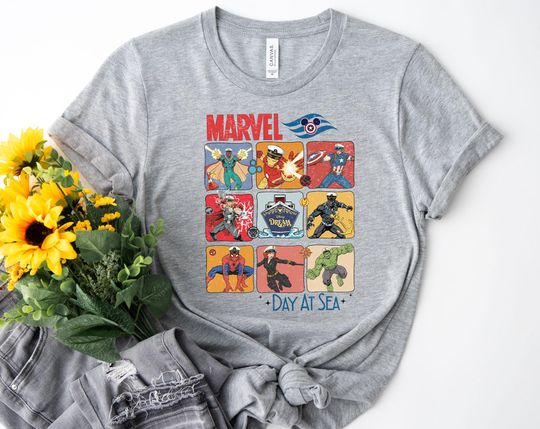 Discover Marvel Day At Sea Disney Cruise Line Shirt, Super Heroes Cruise 2026 Shirt