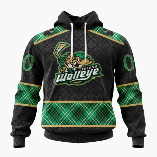 Discover Personalized Toledo Walleye Special Hoodie St.Patrick’s Day