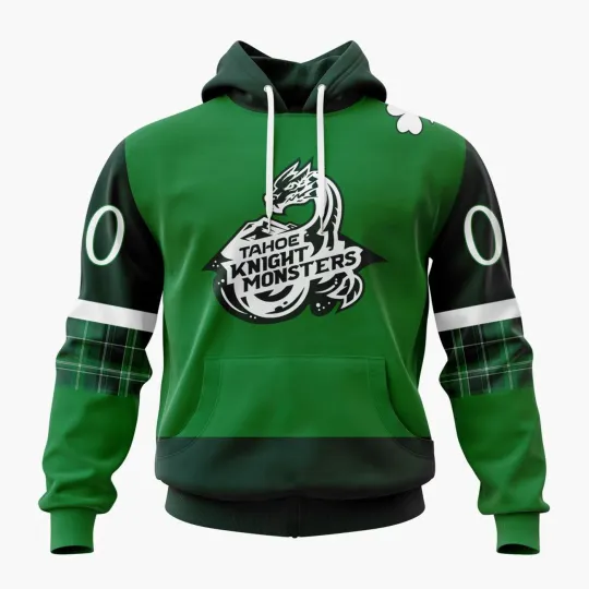 Discover Personalize Tahoe Knight Monsters Hoodie St.Patrick’s Day Design