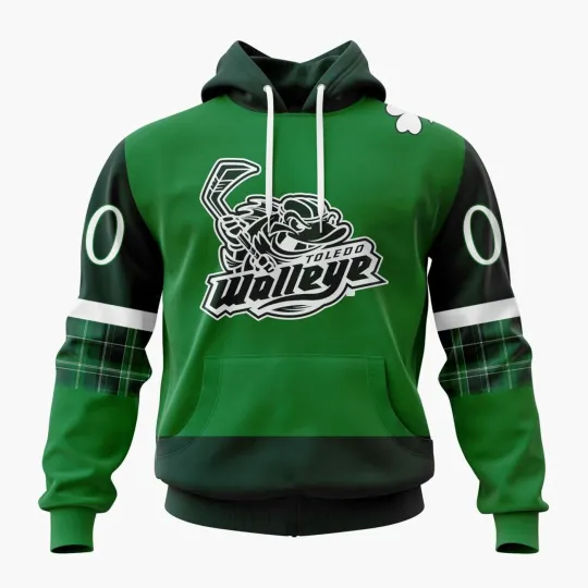 Personalize Toledo Walleye Special Hoodie St.Patrick’s Day