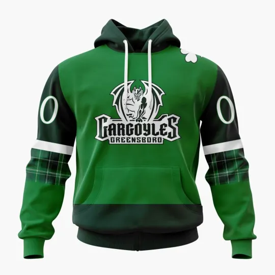 Discover Personalize Greensboro Gargoyles Special Hoodie St.Patrick’s Day