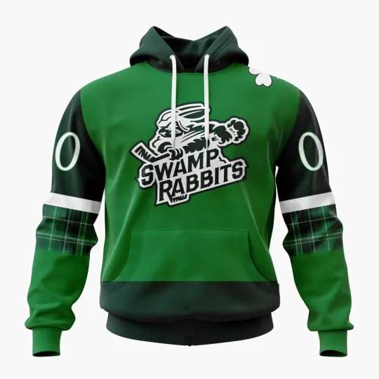 Discover Personalize Greenville Swamp Rabbits Special Hoodie St.Patrick’s Day