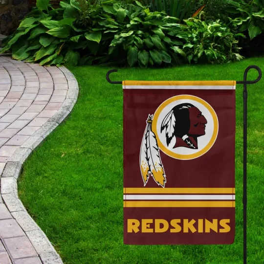 Discover For Washington Redskins Football Fans 12x18" Garden Flag Double Sided Banner