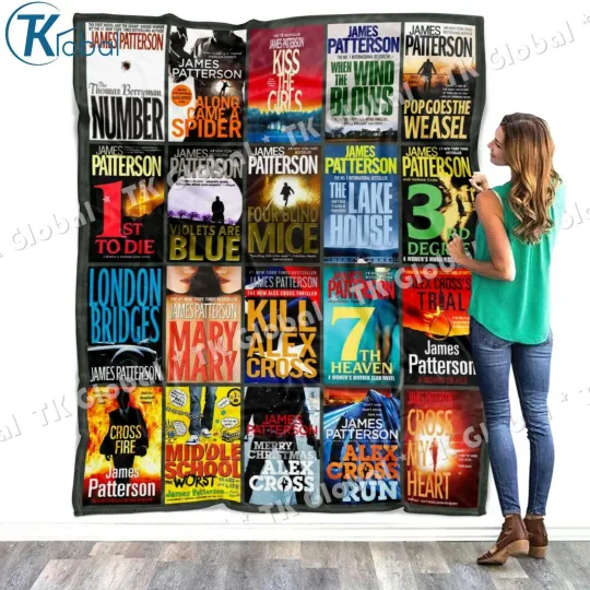 Discover James Patterson Blanket, James Patterson Books Fleece, Sherpa Blanket