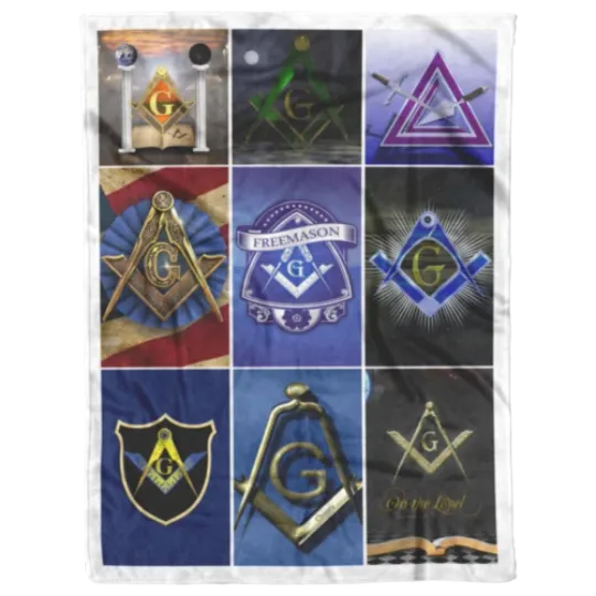 Discover Freemason Blanket, Freedom Masonic Fleece, Sherpa Blanket