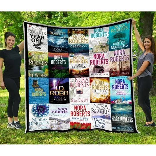 Discover Nora Roberts Quilt, Nora Roberts Books Blanket Soft and Warm