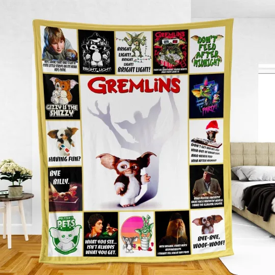 Discover Gremlins Blanket, Gremlins Christmas Movie Fleece Blanket
