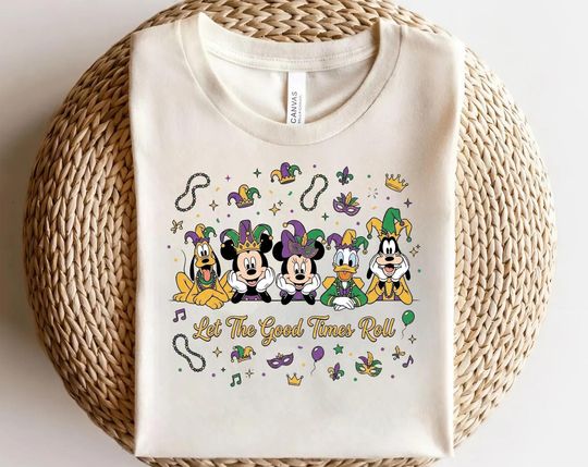 Discover Disney Mardi Gras Shirt, Mickey n Friends New Orleans Fat Tuesday Mardi Gras Party