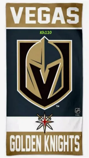 Discover Las Vegas Golden Knights Beach Towel NHL Hockey Bed & Bath Linens