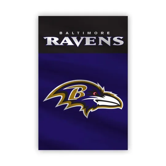 Baltimore Ravens football Garden Flag 13" X 18" Yard Banner Fremont Die