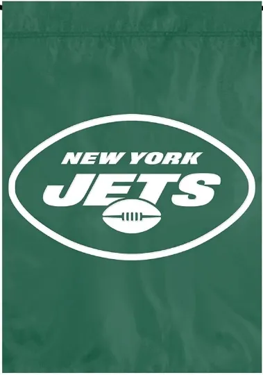 Discover New York Jets Premium Garden Flag Banner Applique Embroidered 12.5x18 Inch