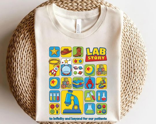 Discover Lab Week 2026 Toy Story Shirt, Lab Story Science Team Tee, Funny Lab Week Outfit