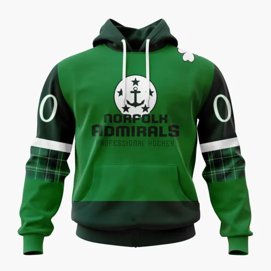 Discover Personalized Norfolk Admirals Special Hoodie/Zip Hoodie St.Patrick’s Day