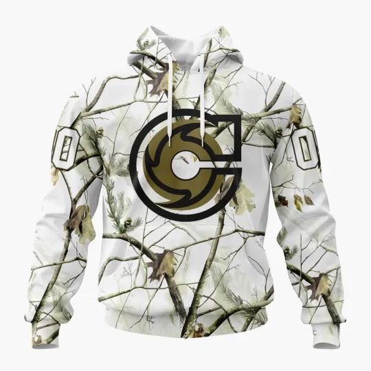 Discover Personalized Cincinnati Cyclones Special White Hoodie/Zip Hoodie Camo Hunting