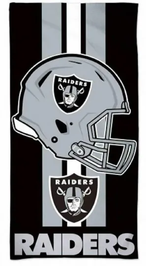 Oakland Raiders Football Beach