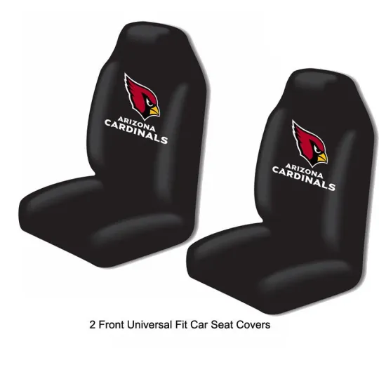 football Arizonna Cardinals Car Truck 2 Front Seat Covers Set - Officially Licensed