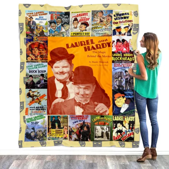 Discover Laurel And Hardyy Blanket, Laurel And Hardyy Fleece, Sherpa Blanket