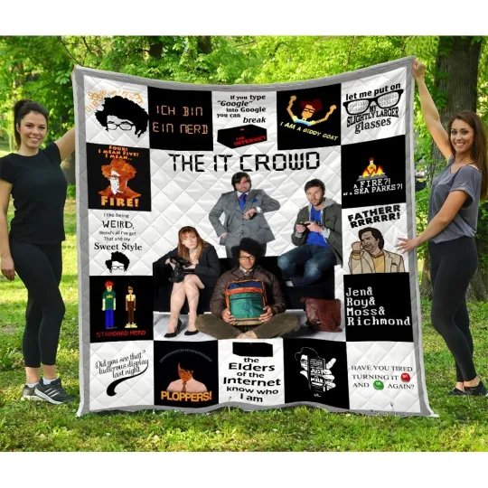 Discover The IT Crowd Quilt, The IT Crowd TV Series Quilt Blanket Soft and Warm