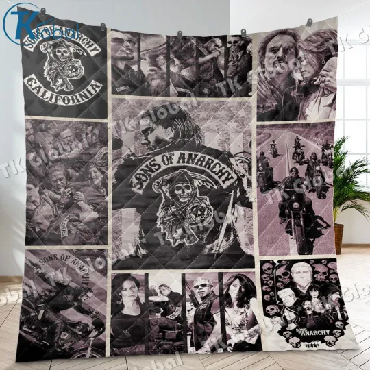 Discover Sons Of Anarchy Quilt, Sons Of Anarchy Blanket Soft and Warm, Gift Ideas