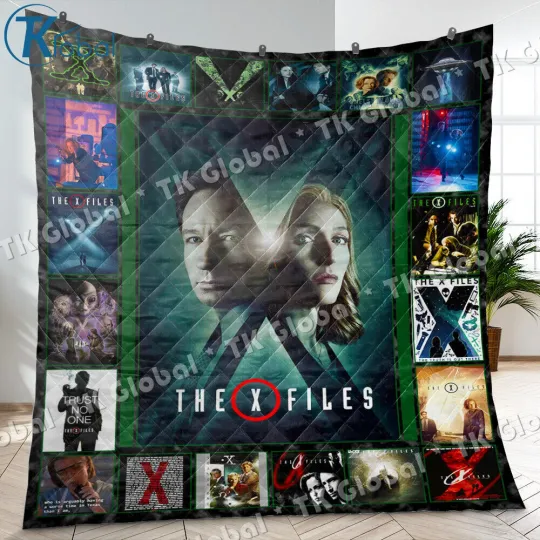 Discover The X Files Quilt, The X-Files TV Series Quilt Blanket Soft and Warm, Gift Ideas