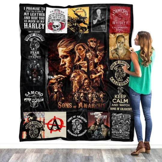 Discover Sons Of Anarchy Fleece, Sherpa Blanket, Sons of Anarchy TV Series Blanket