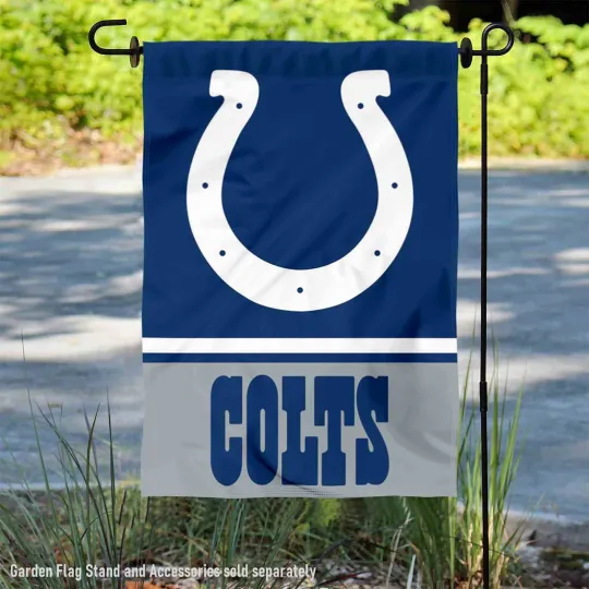 Discover Indianapolis Colts Garden Flag and Yard Banner
