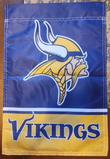 Minnesota Vikings 12 X 18 Inches Double Sided football Football Garden Flag