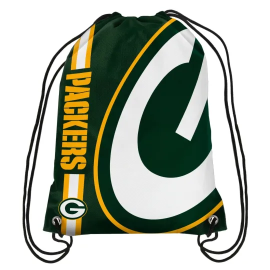 Green Bay Packers football Big Logo Drawstring Bag