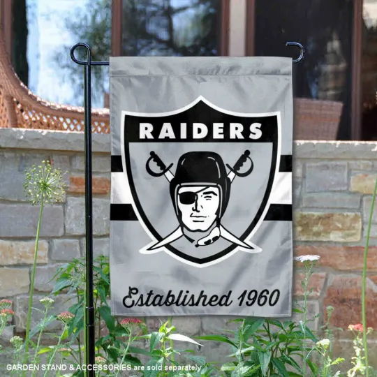 Las Vegas Raiders Throwback Retro Vintage  Garden Yard Banner Flag