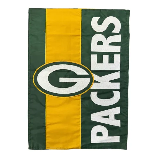 football Green Bay Packers Embroidered 13" x 18" Garden Flag