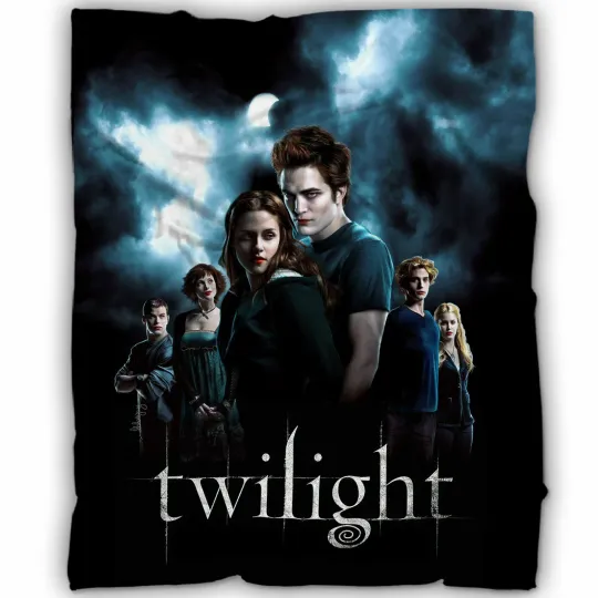 Discover Twilight Fleece Blanket – Dark Romance, Eternal Love & Vampire Saga