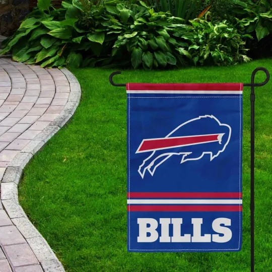 Discover For Buffalo Football Fans 12x18" Garden Flag Double Sided Yard Banner